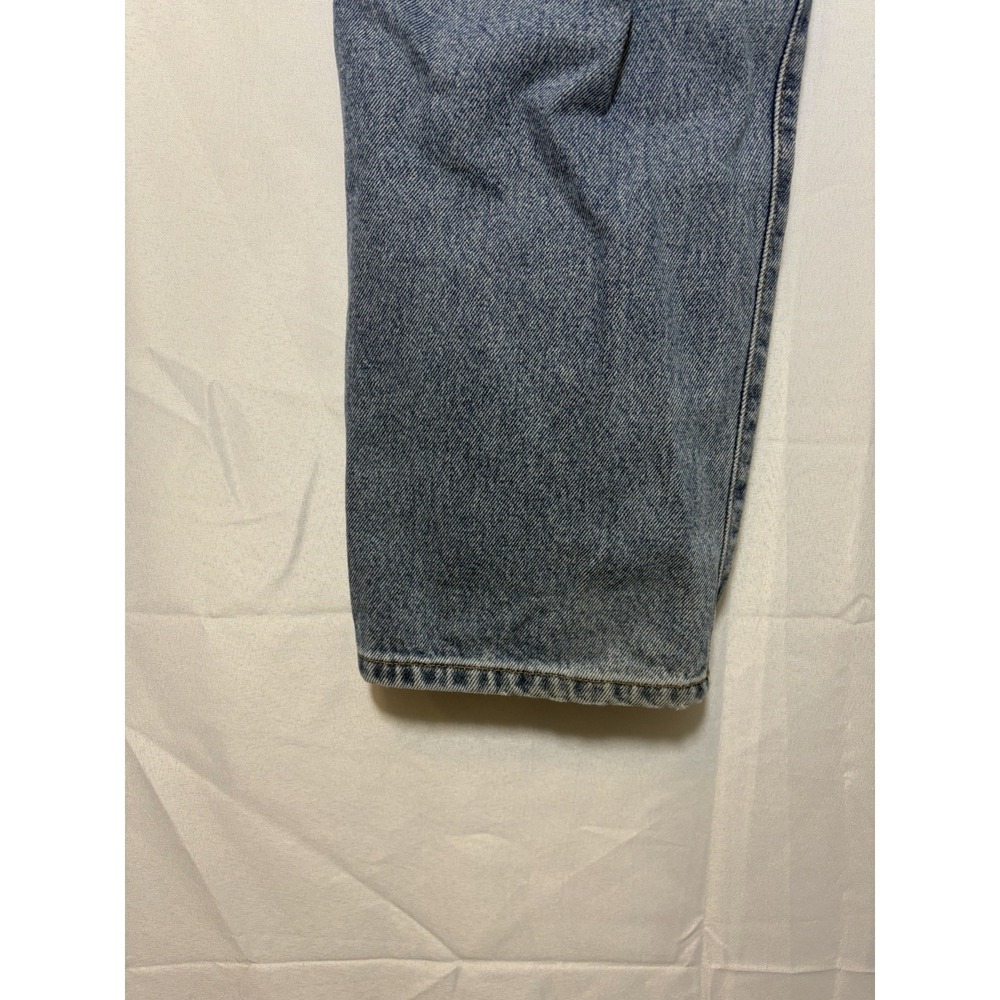 Vintage 90s Calvin Klein 15/16 Easy Fit 5 Pocket Girl Jean Double Stone Wash USA - Picture 7 of 16